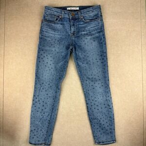 J Brand Capri Jeans 26 Vin Star Skinny Mid Rise Cropped Made in USA – Rare Print